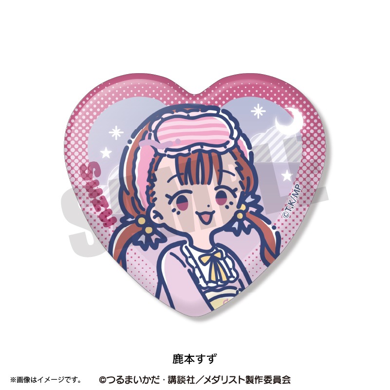 メダリスト れとぽぷ 第2弾 ハート型缶バッジ 8個入り1BOX｜ホビーの