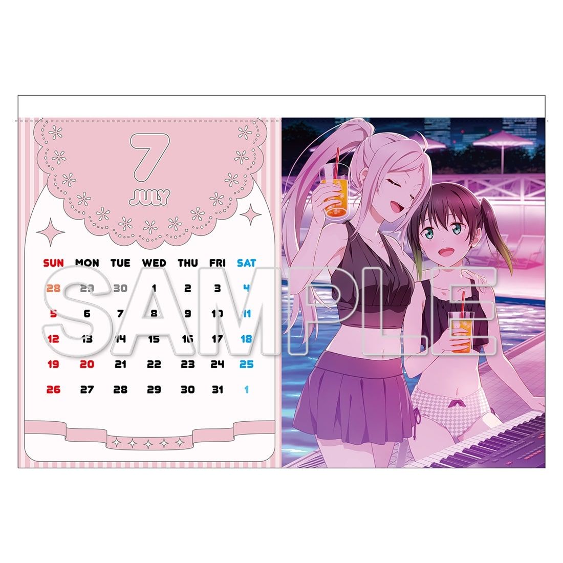 ラブライブ！虹ヶ咲学園スクールアイドル同好会 カレンダー 2026