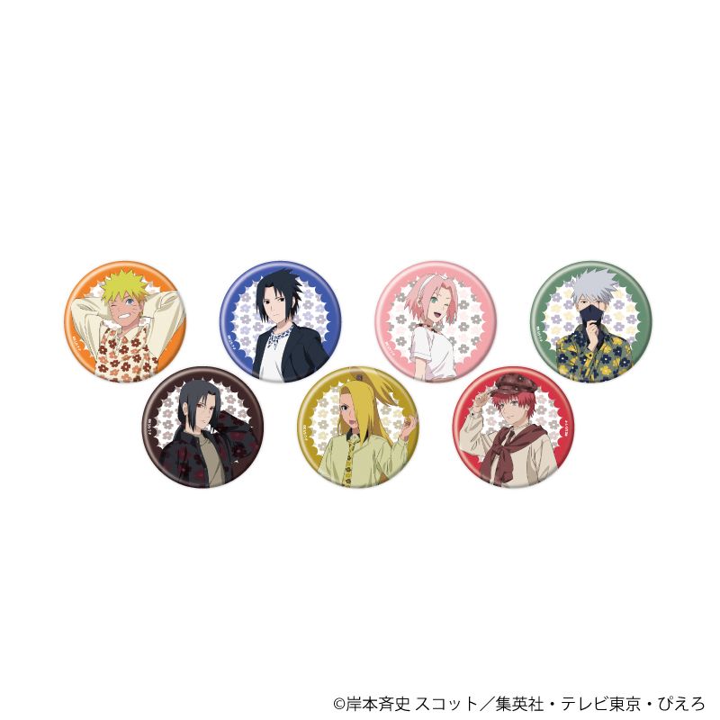 NARUTO-ナルト- 疾風伝 缶バッジ 01 ニューレトロver. 描き下ろし