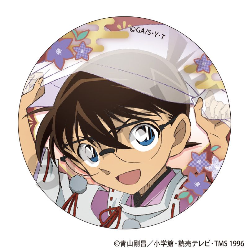 名探偵コナン トレーディング缶バッジ 秋の華和装 10個入り1BOX