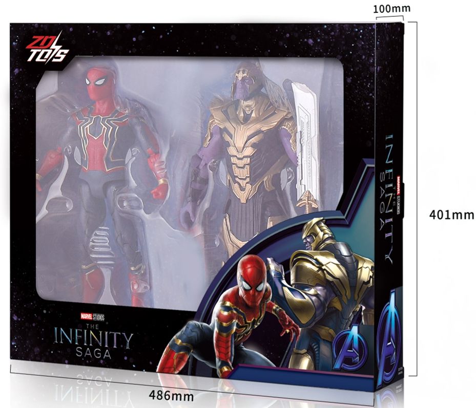 ZD TOYS 14インチフィギュアシリーズ 2体セット - スパイダーマン