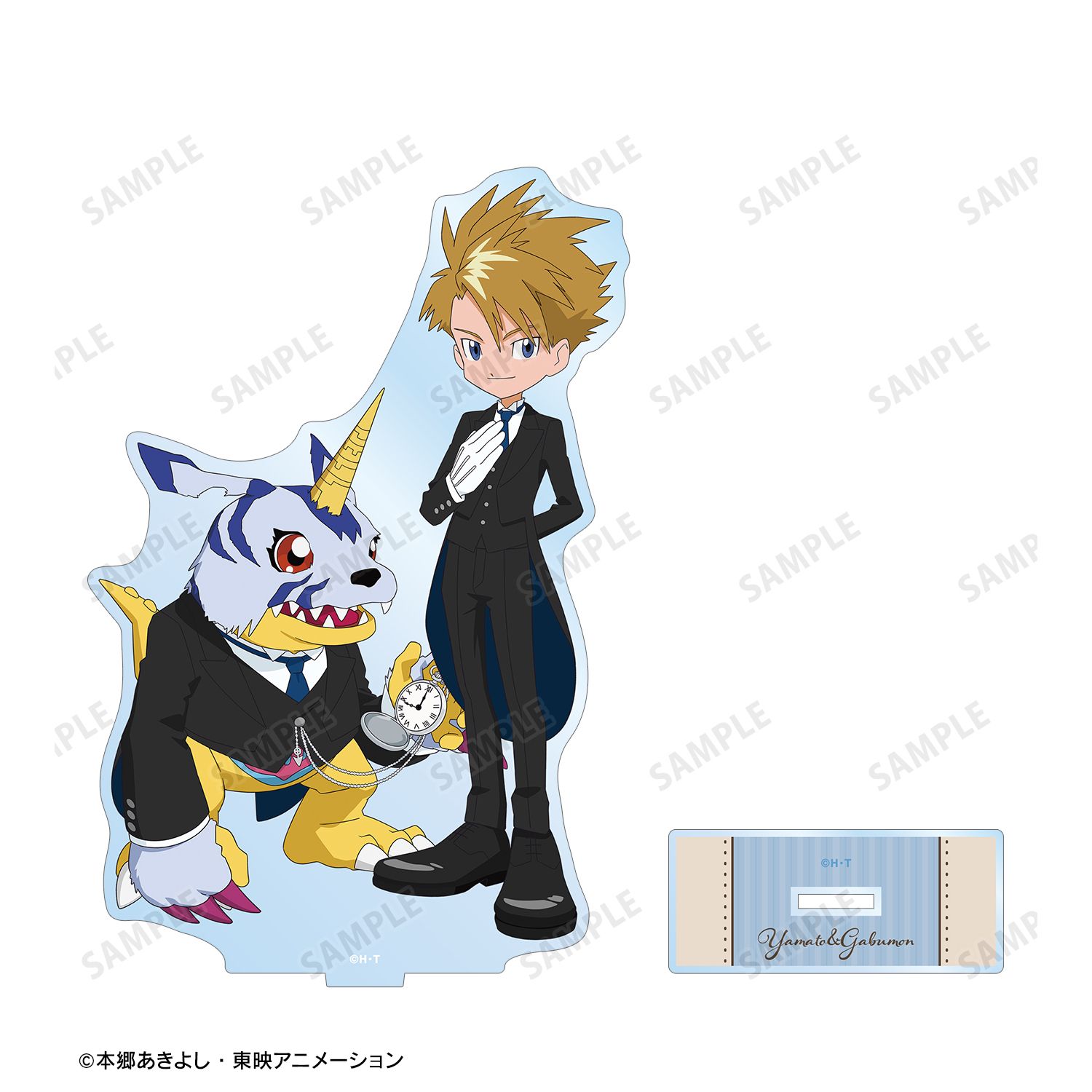 デジモンアドベンチャー 描き下ろし 石田ヤマト＆ガブモン メイド