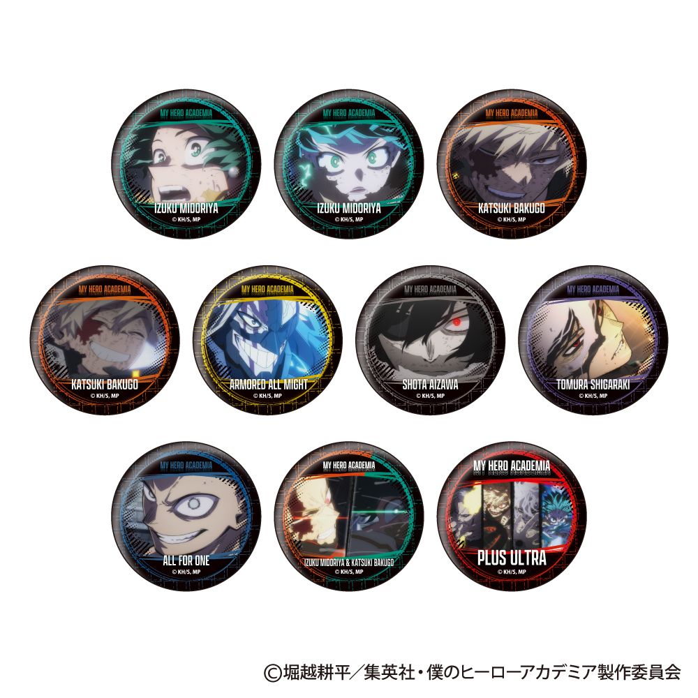 僕のヒーローアカデミア ウォールテクスチャ缶バッジコレクション Vol