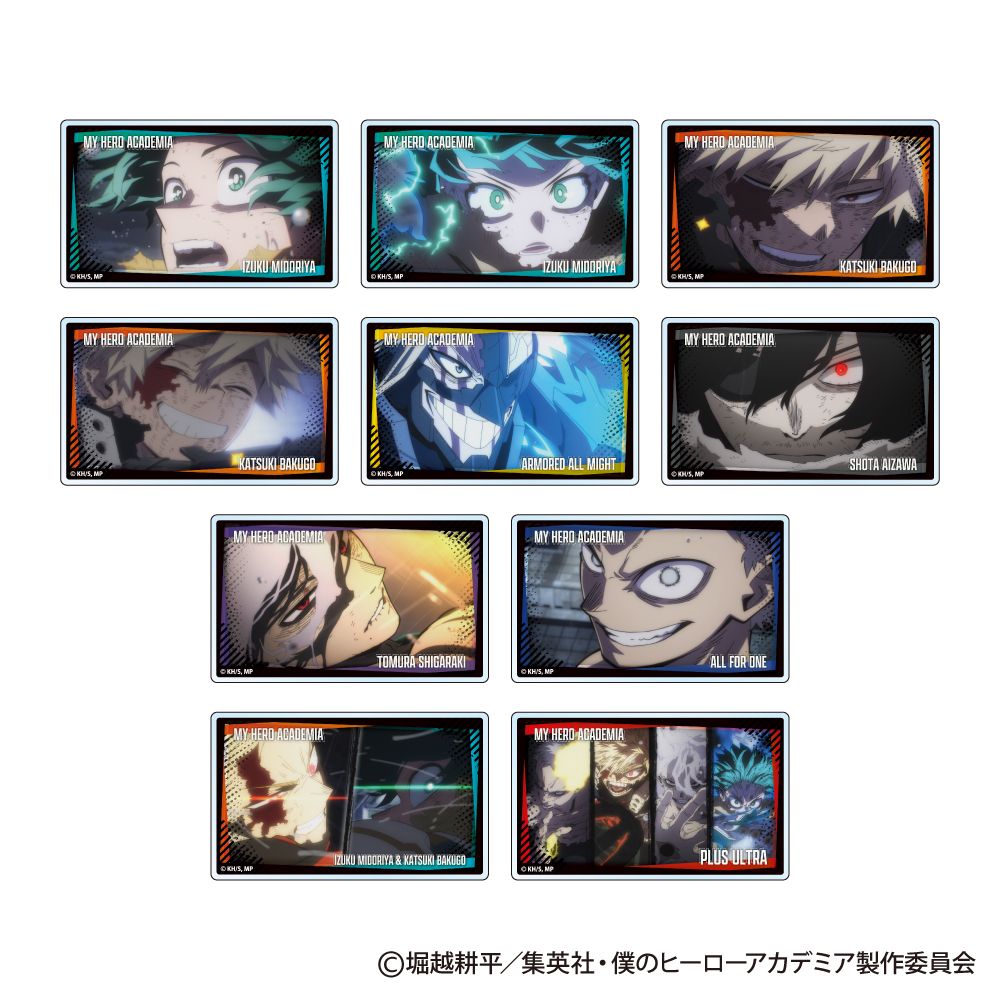 僕のヒーローアカデミア トレーディングアクリルカード 10個入り1BOX