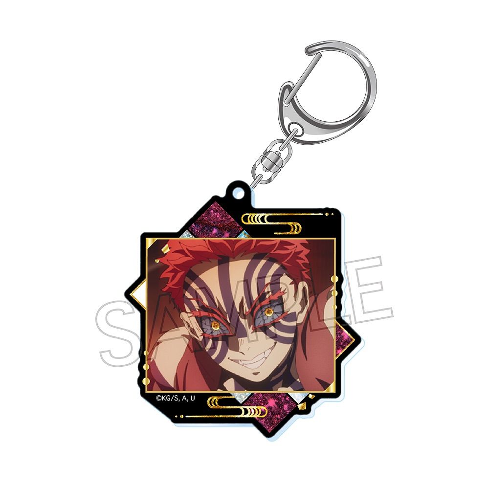 鬼滅の刃 螺鈿風シリーズ アクリルキーホルダー Vol.5 猗窩座｜ホビー