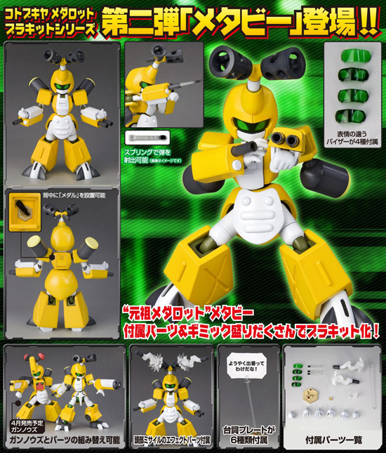 コトブキヤ メダロットDS 1/6 KBT00-M メタビー｜ホビーの総合通販