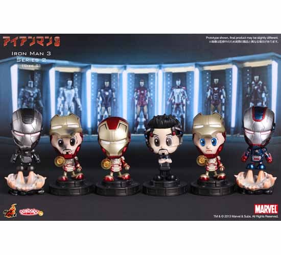 ホットトイズ コスベイビー アイアンマン3 シリーズ2 サイズS 6個入り
