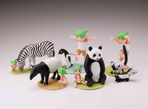 海洋堂 カプセルQフロイライン よつばとしろとくろのどうぶつ