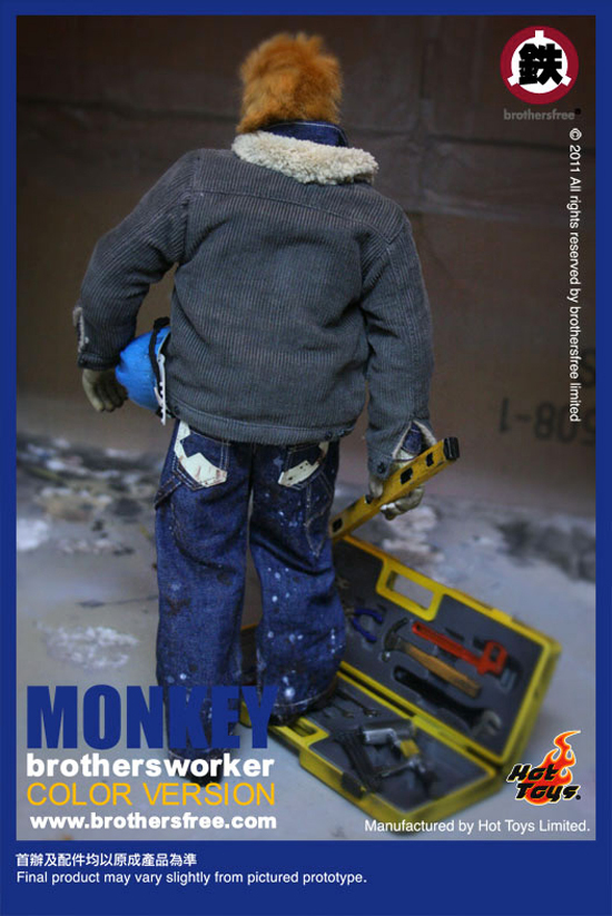 ホットトイズ ブラザーズワーカー 1/6 モンキー カラー版｜ホビーの