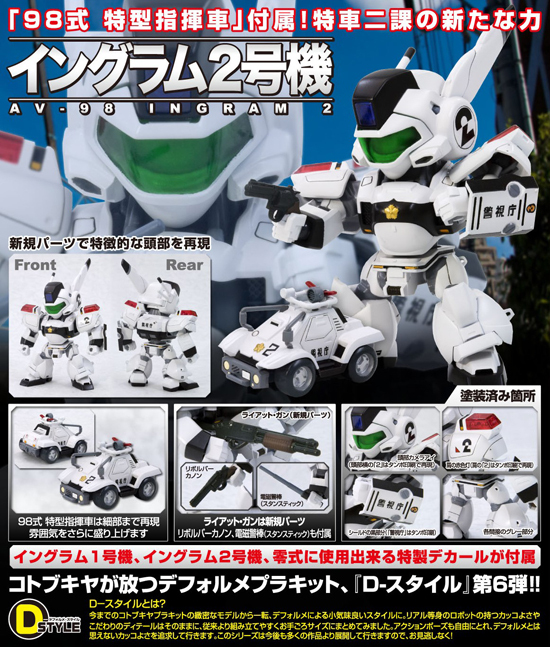 コトブキヤ D-スタイル 機動警察パトレイバーAV-98 イングラム2号機