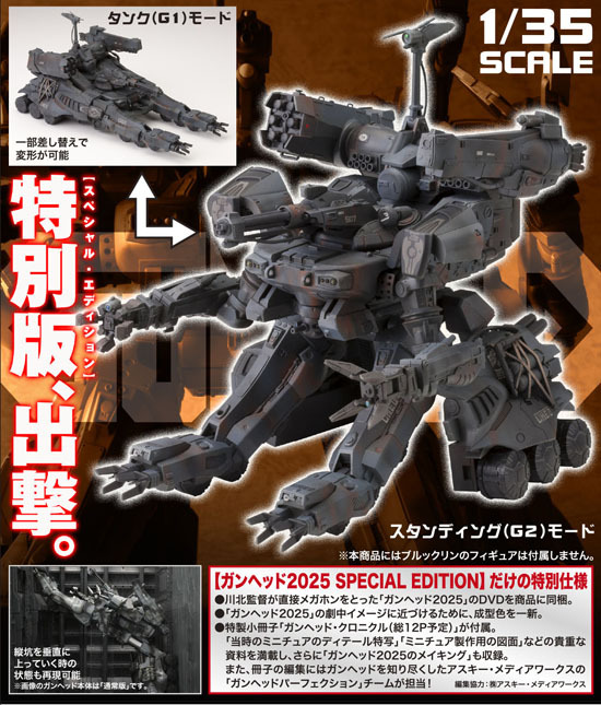 コトブキヤ ガンヘッド 1/35 ガンヘッド 2025 SPECIAL EDITION｜ホビー