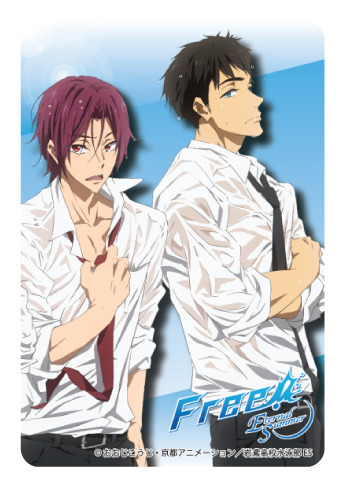 Free! -Eternal Summer- パスケース デザイン6 松岡凛＆山崎宗介
