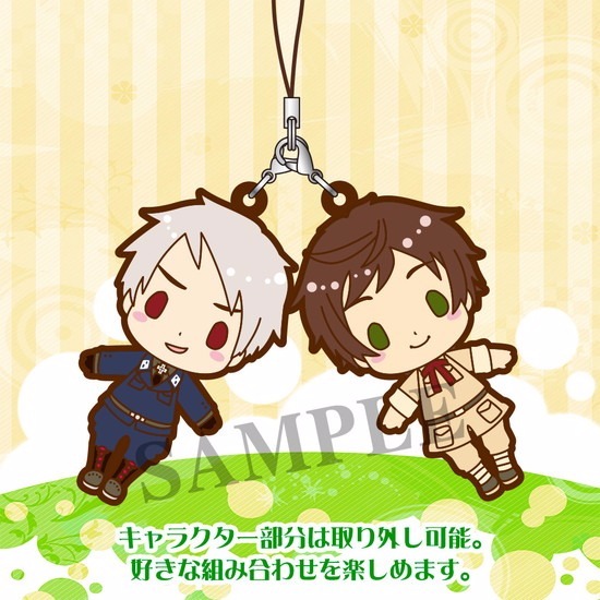 ラバーストラップコレクション ヘタリア3 ラバーストラップ