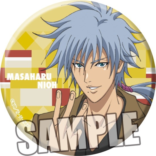 新テニスの王子様 缶バッジ 3-B 仁王雅治 クラスメイトVer.｜ホビーの