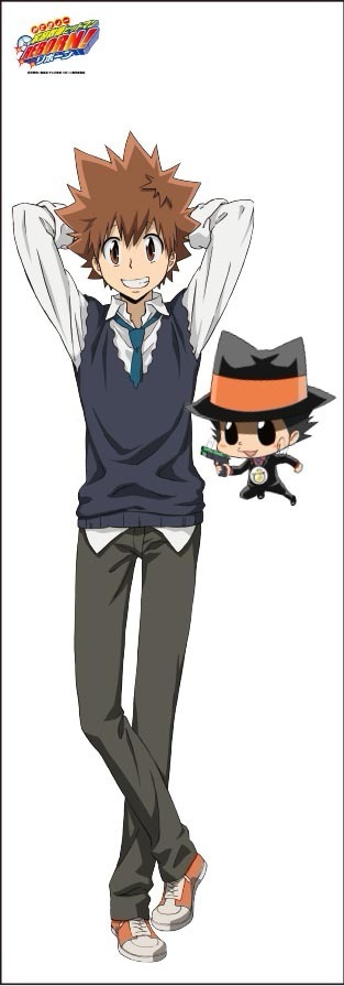 家庭教師ヒットマンREBORN！ 等身大タペストリー 沢田綱吉＋リボーン