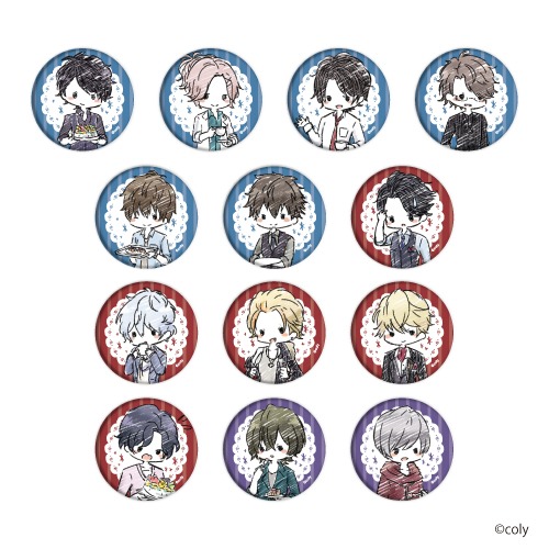 スタンドマイヒーローズ ミニ缶バッジ 01 マトリ＆九条家＆兄弟 周年