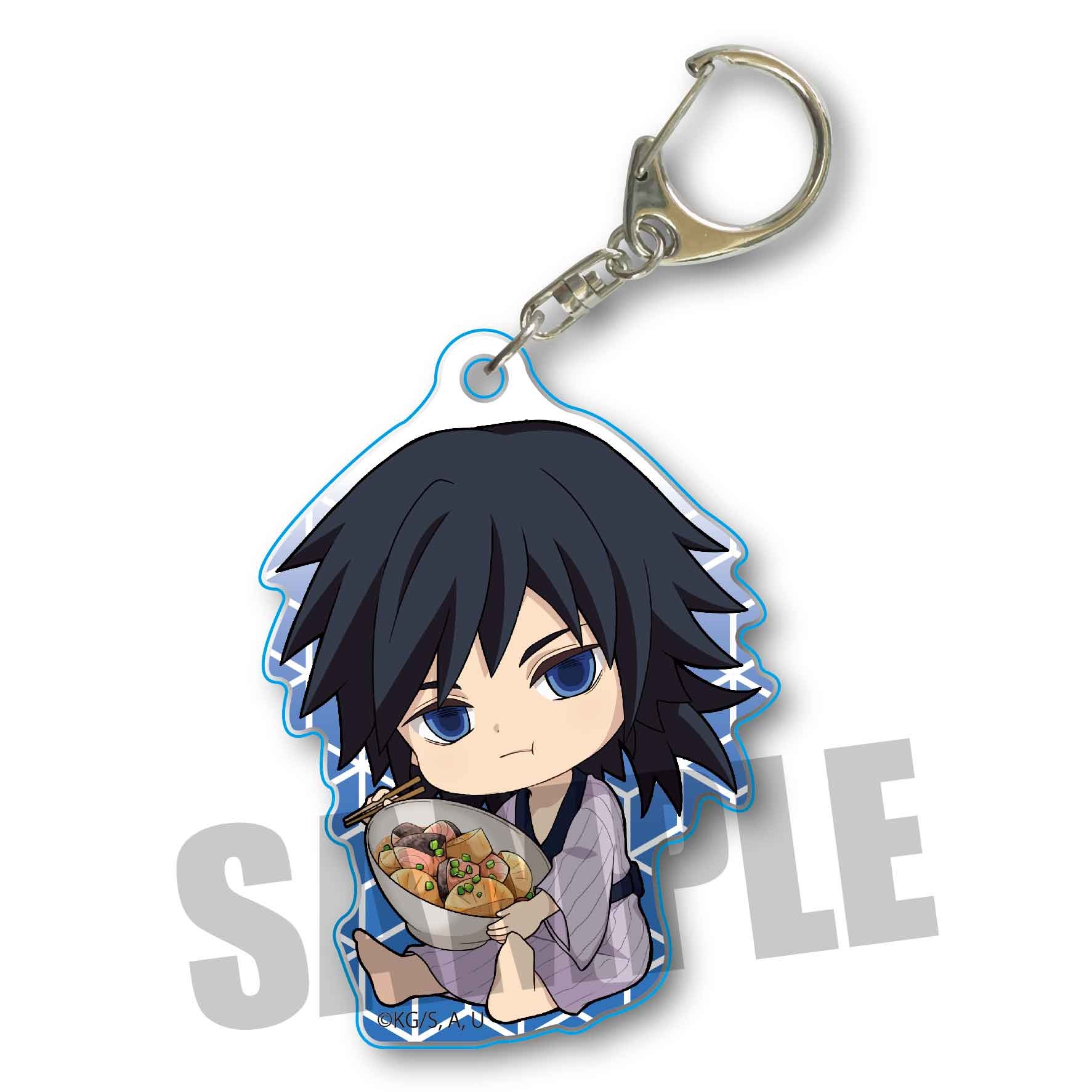 鬼滅の刃 ぎゅぎゅっとアクリルキーホルダー 第三弾 冨岡 義勇 鮭大根