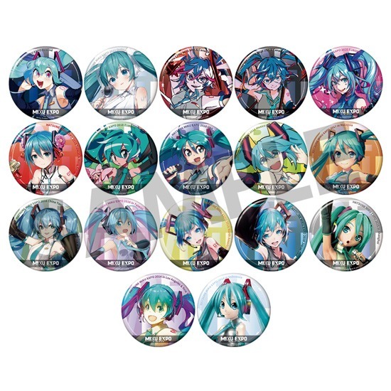 代引き利用不可】HATSUNE MIKU EXPO Rewind 57ミリ缶バッジ メイン