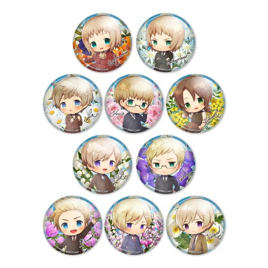 ヘタリア ロシア ヒサゴ AGF キャラソン特典 缶バッジ ヘタリア ロシア