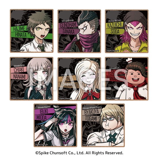 スーパーダンガンロンパ2 MDFコースター vol.1 8個入り1BOX｜ホビーの