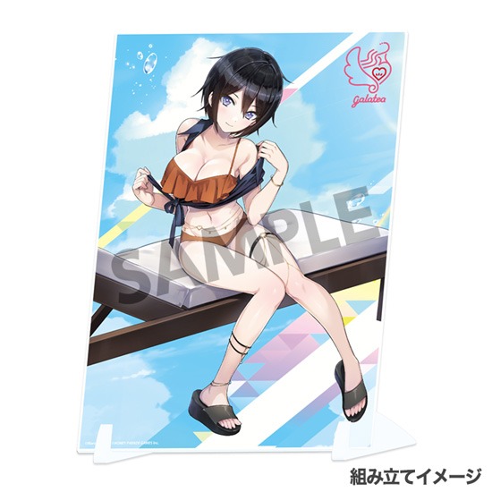 ドルフィンウェーブ ビジュアルアクリルプレート 住乃絵 紫苑（水着