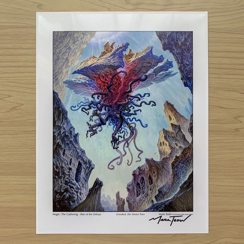Mark Tedin【引き裂かれし永劫、エムラクール】サイン入り複製原画 MTG