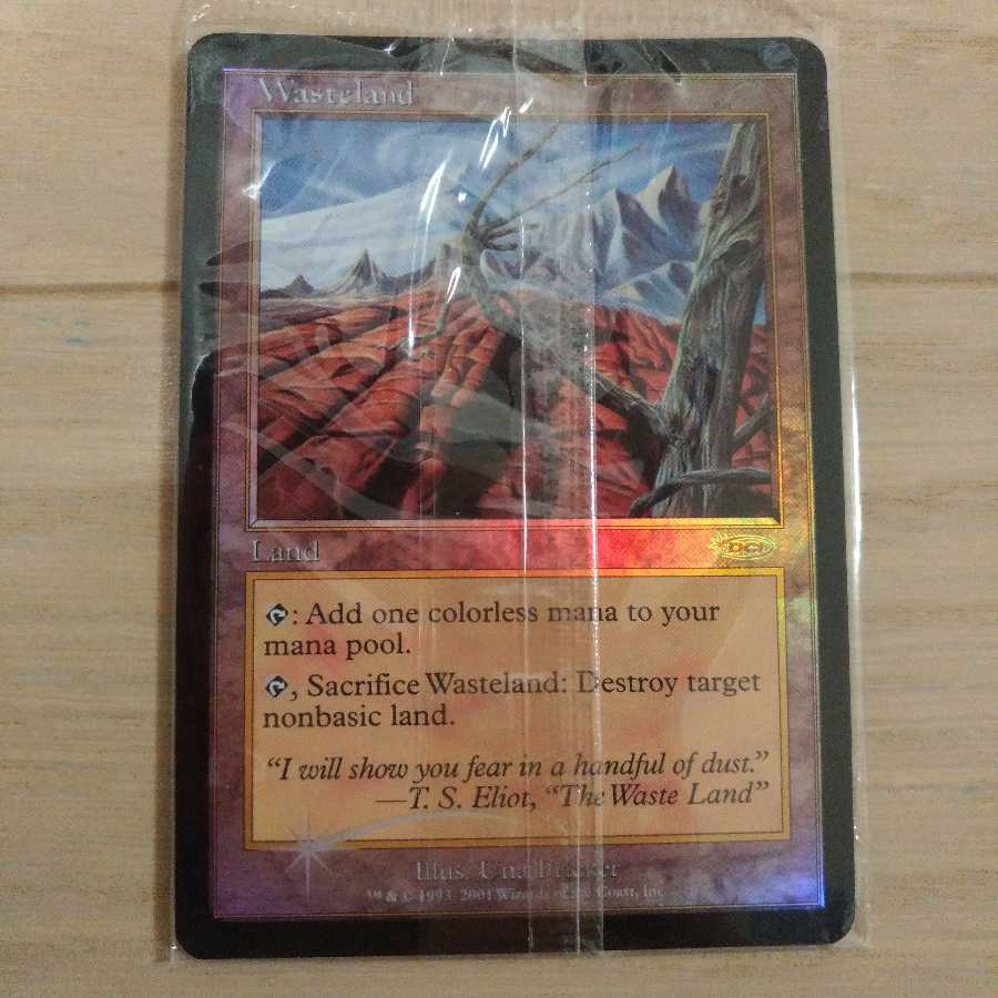 MTG Wasteland Wasteland Promo Foil Unopened 1枚 (New) （139314163