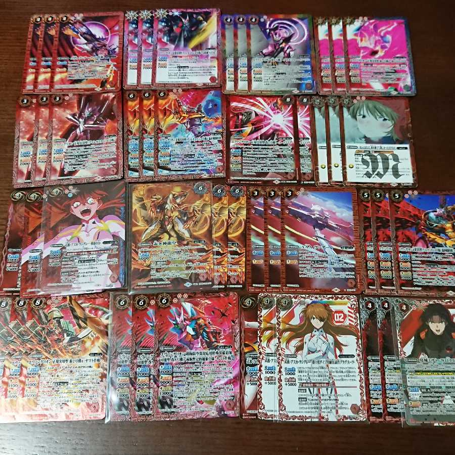 バトスピ エヴァ アスカ シークレット WILLE 赤の世界 デッキ 1枚の