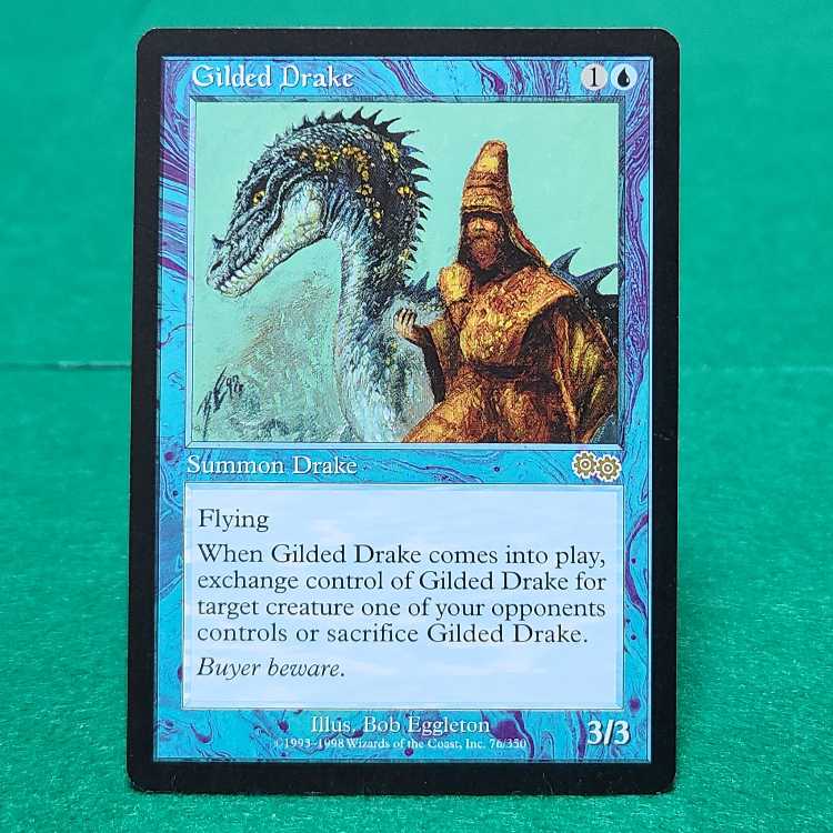 MTG】金粉のドレイク / Gilded Drake 日本語版 旧枠 レア Amazon.co.jp