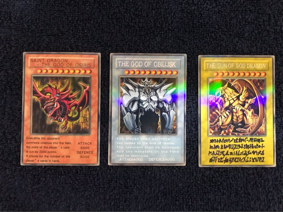 遊戯王 DMオリジナル版 三幻神 スーパーレア 3種 1枚の通販 steam