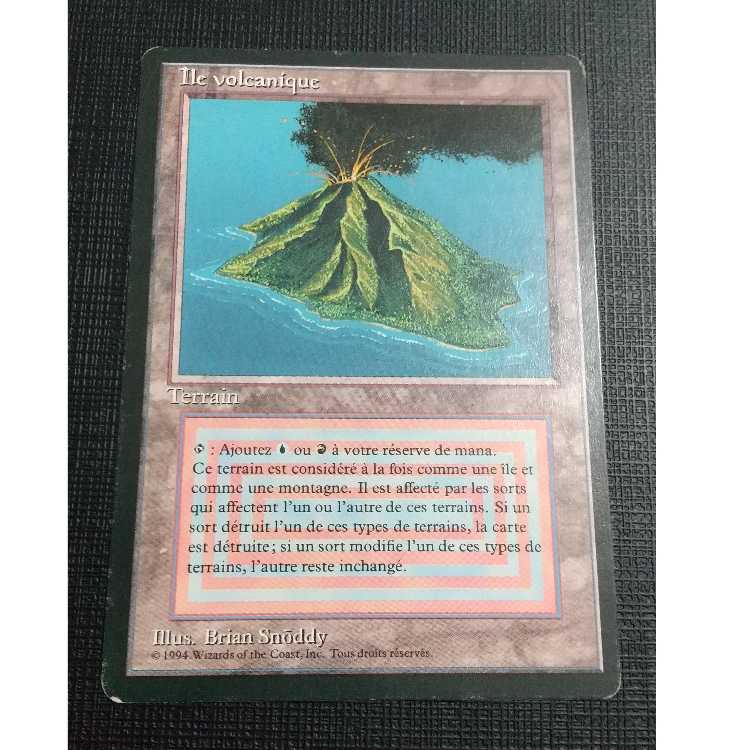 mtg Volcanic Island ドイツ語黒枠FBB サイン入り
