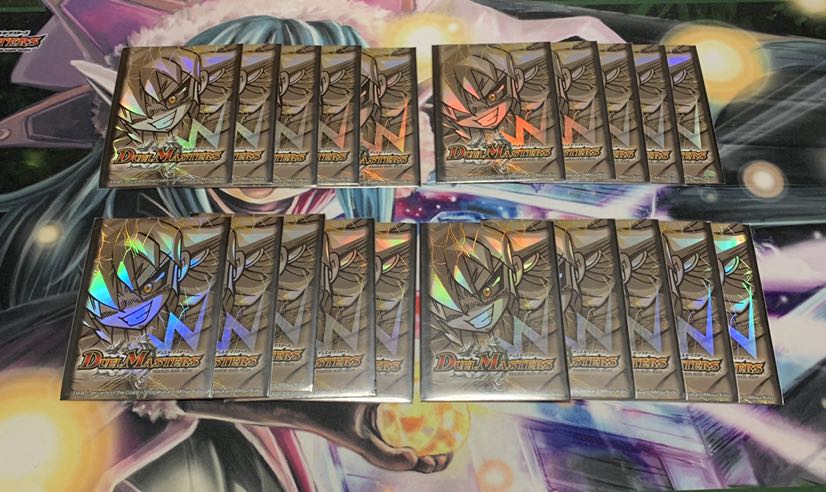 デュエマ 希少 白凰 公式スリーブ「W」ホワイト 41枚 30枚の通販