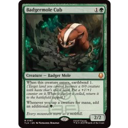MTG アナグマモグラの仔 英語版 FOIL)アナグマモグラの仔/Badgermole