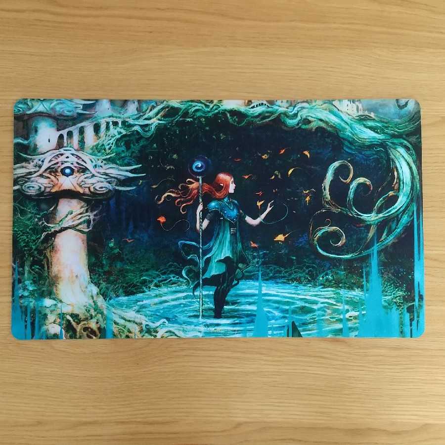 週末限定価格】MTG プレイマット 成長のらせん 1枚の通販 ほげ