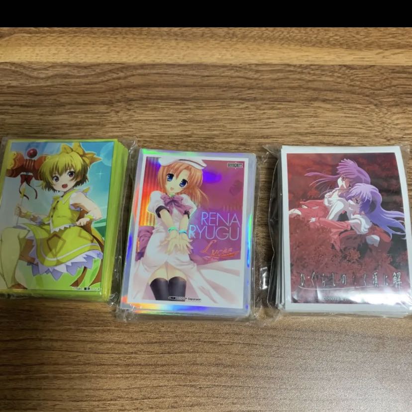 ひぐらしのなく頃に 解 竜宮レナ 北条沙都子 スリーブ セット 1枚