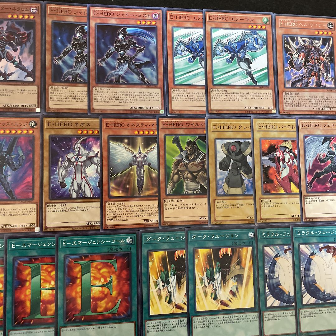遊戯王 覇王十代 E-HERO 構築済みデッキ40枚+EX15枚 30枚の通販 おしり