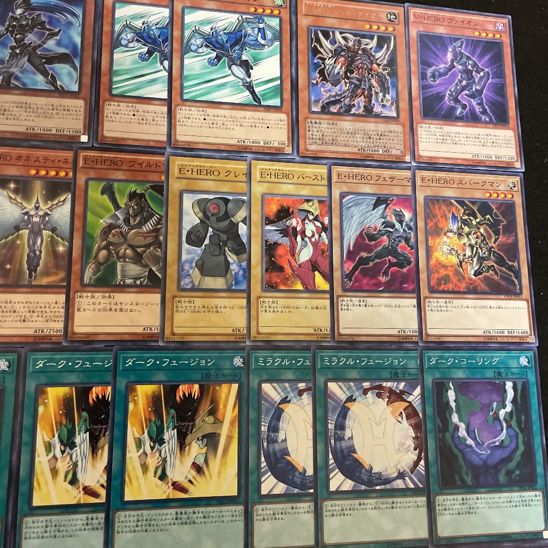 遊戯王 覇王十代 E-HERO 構築済みデッキ40枚+EX15枚 30枚 (Used