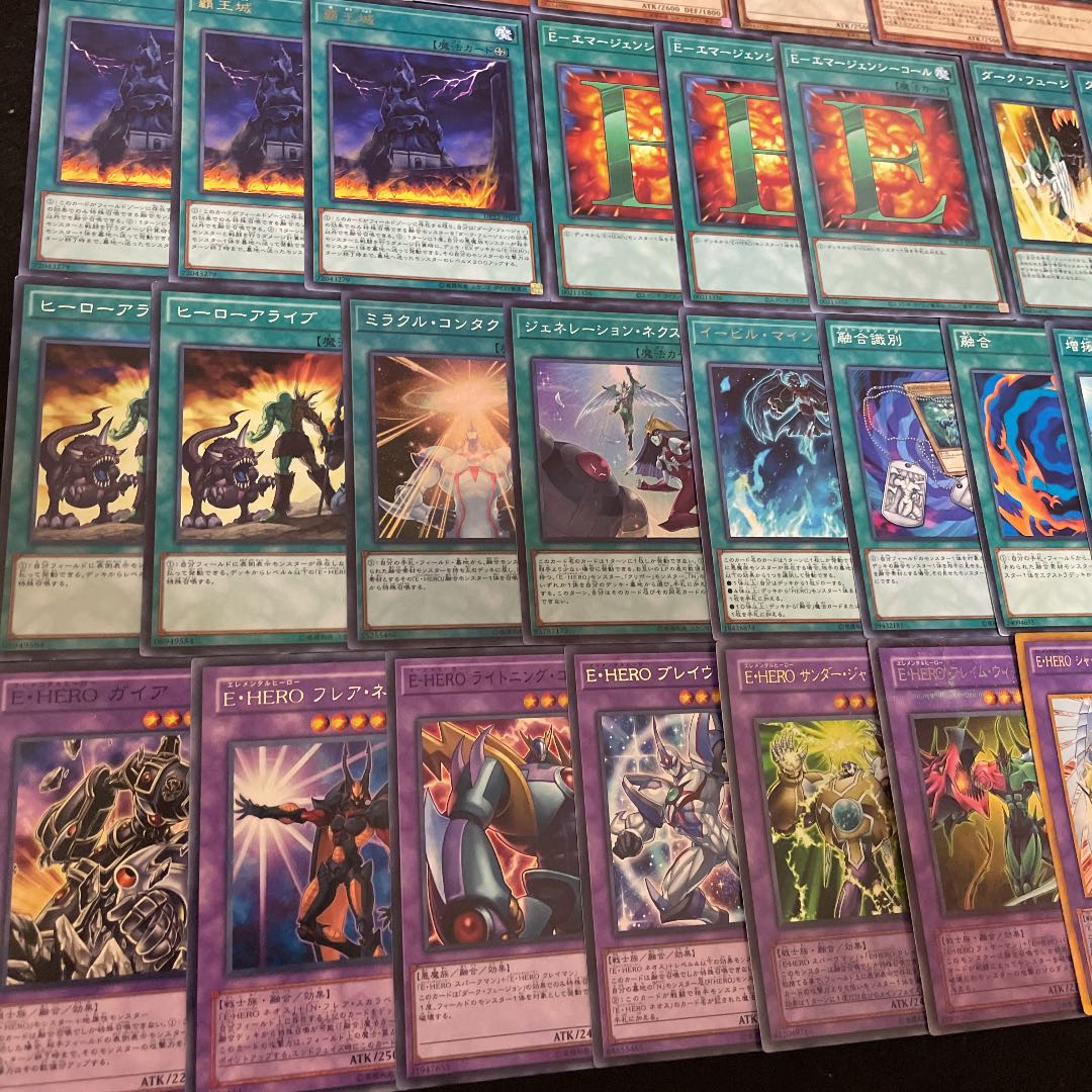 遊戯王 覇王十代 E-HERO 構築済みデッキ40枚+EX15枚 30枚の通販 おしり