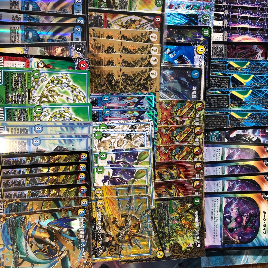 デュエマ引退品(5cコンなどのデッキ＋調整パーツ)&ポケカのおまけあり