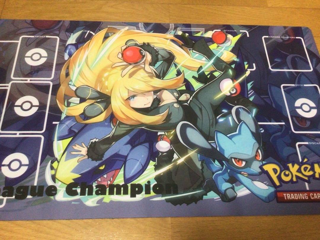 即購入可！ ポケカ 高品質ラバープレイマット リーグチャンピオン