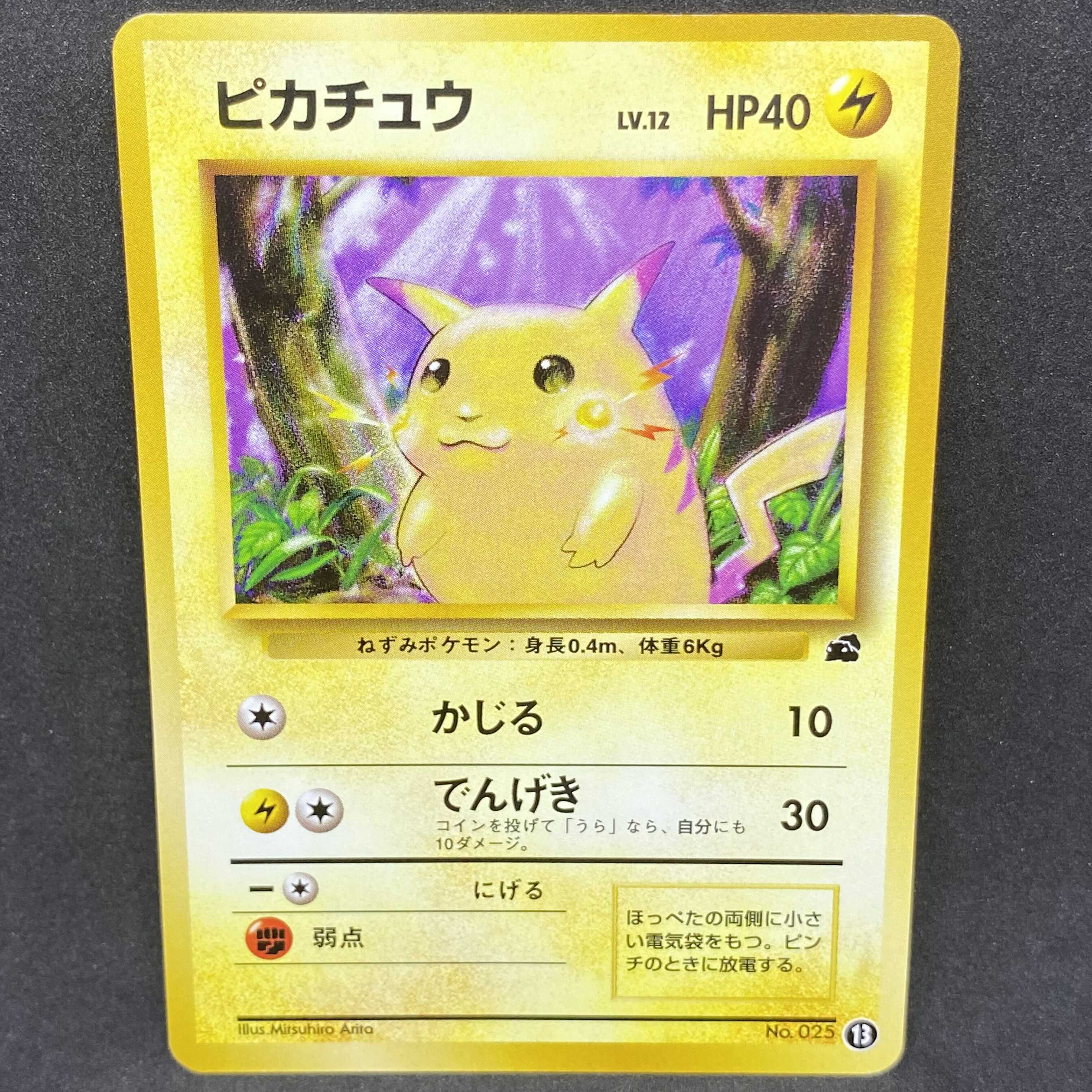 ポケモンカード 旧裏面 ピカチュウ フシギダネマーク イントロパック 1