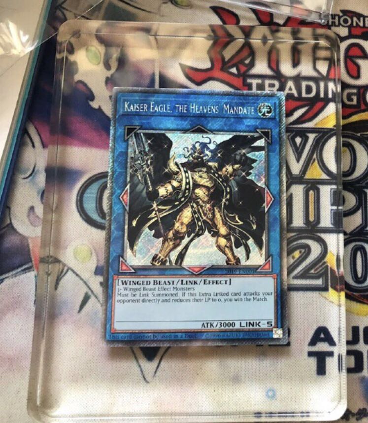 遊戯王 wcs2019 優勝プロモ クリスタル入り 天元の荒鷲王 1枚の通販