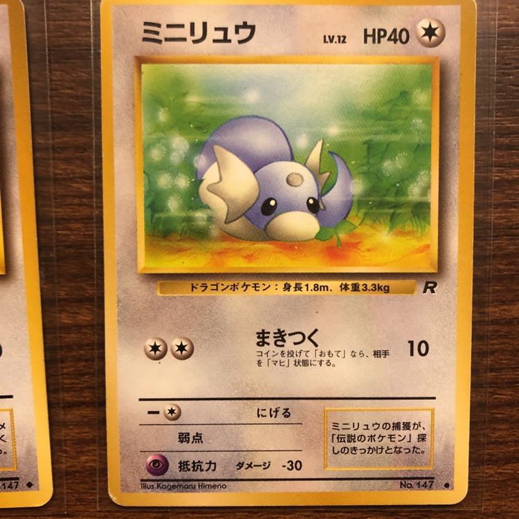 カイリュー ハクリュー ミニリュウ 1枚の通販 yuichia（1838782214