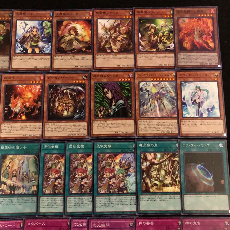 遊戯王 霊使い デッキ40枚 EX15枚 構築済み 憑依装着 リンク