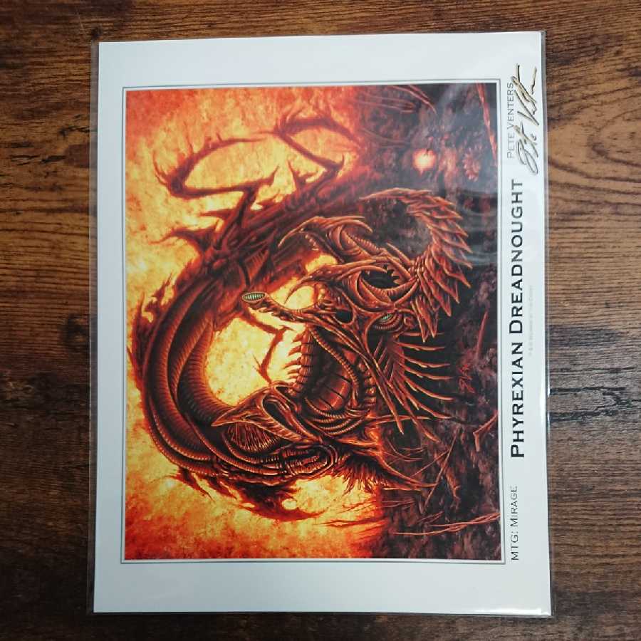 専用】ファイレクシアン・ドレッドノート シャドーサイン入りアート