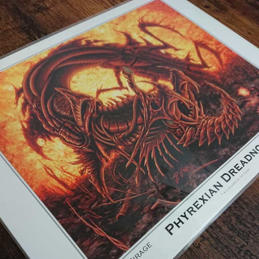 専用】ファイレクシアン・ドレッドノート シャドーサイン入りアート