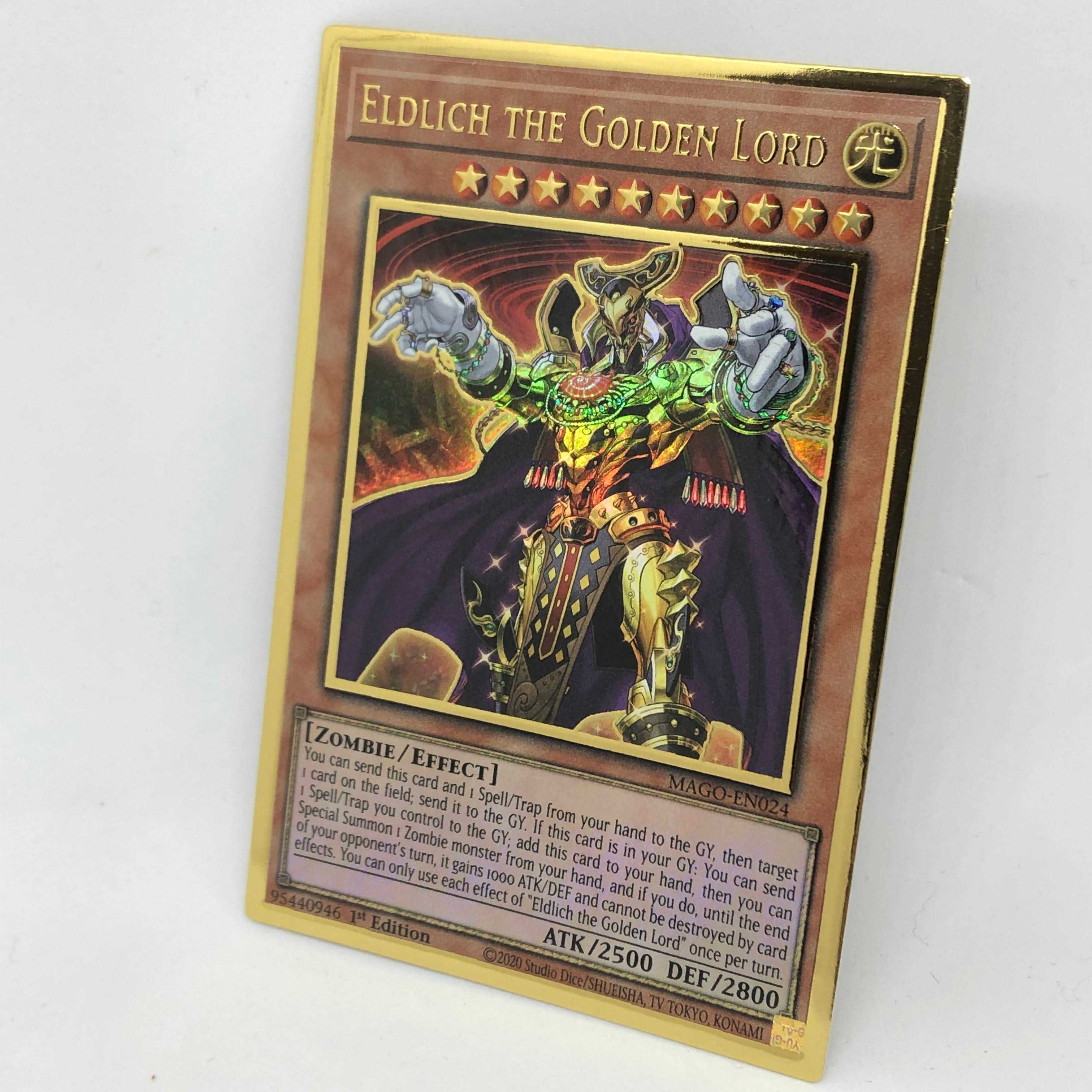 遊戯王 英語 黄金卿エルドリッチ 1st MAGO プレミアムゴールドレア 1枚