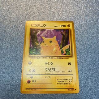 ポケモンカード 旧裏面 ピカチュウ 1枚の通販 Don（1572841583） | magi