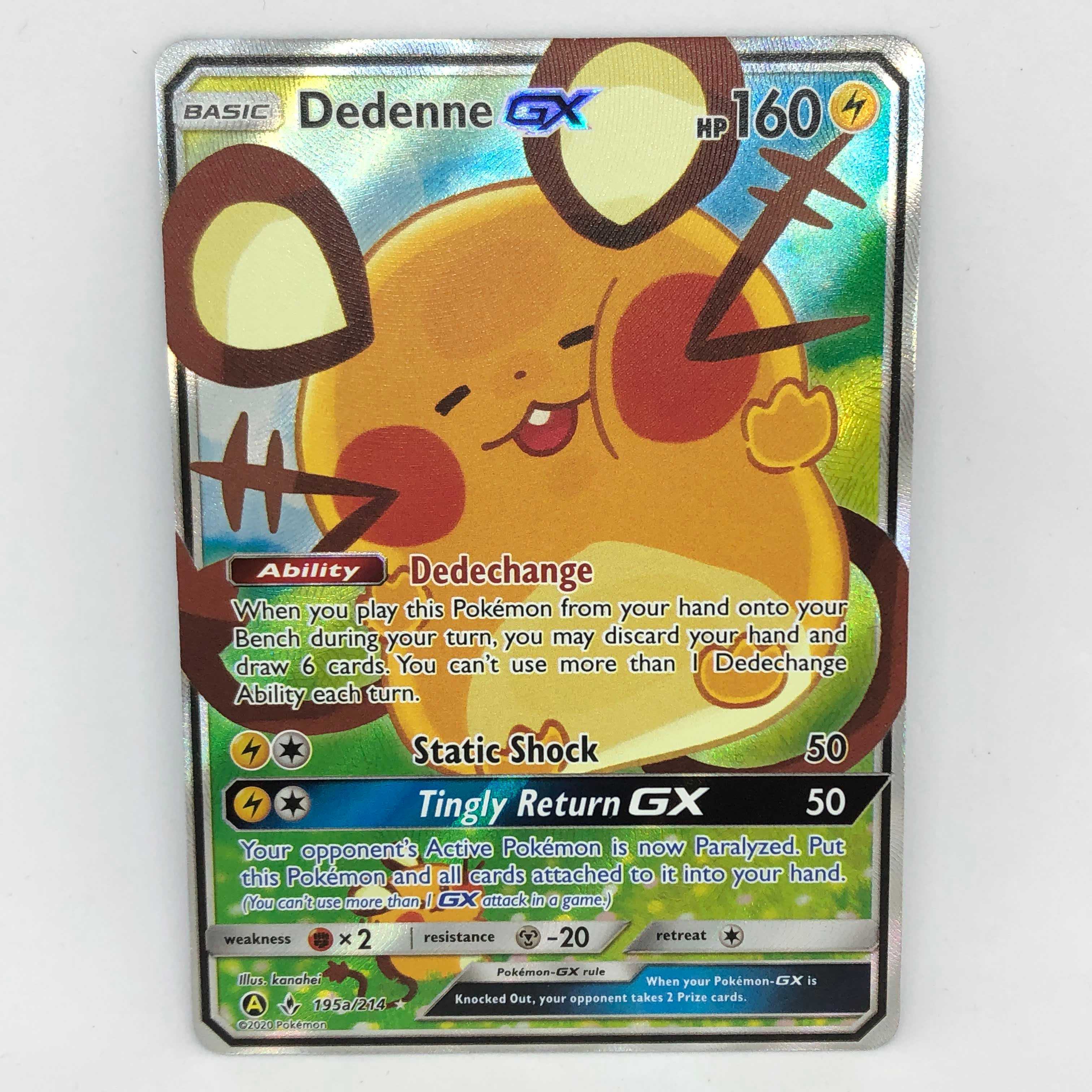 ポケモンカード 海外 デデンネGX SR SA スペシャルアート 英語 1枚の