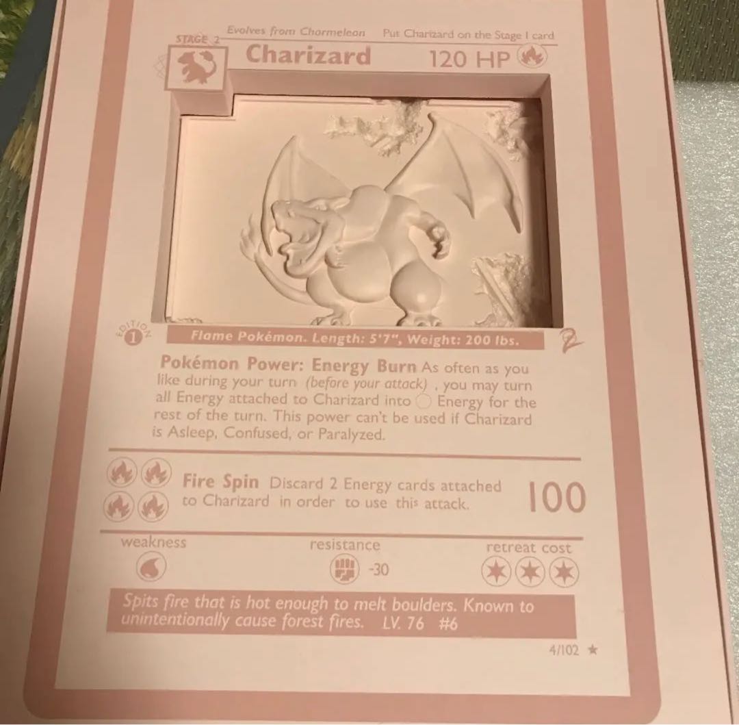 世界500個限定】ダニエルアーシャム リザードン＋モデルデザインカード